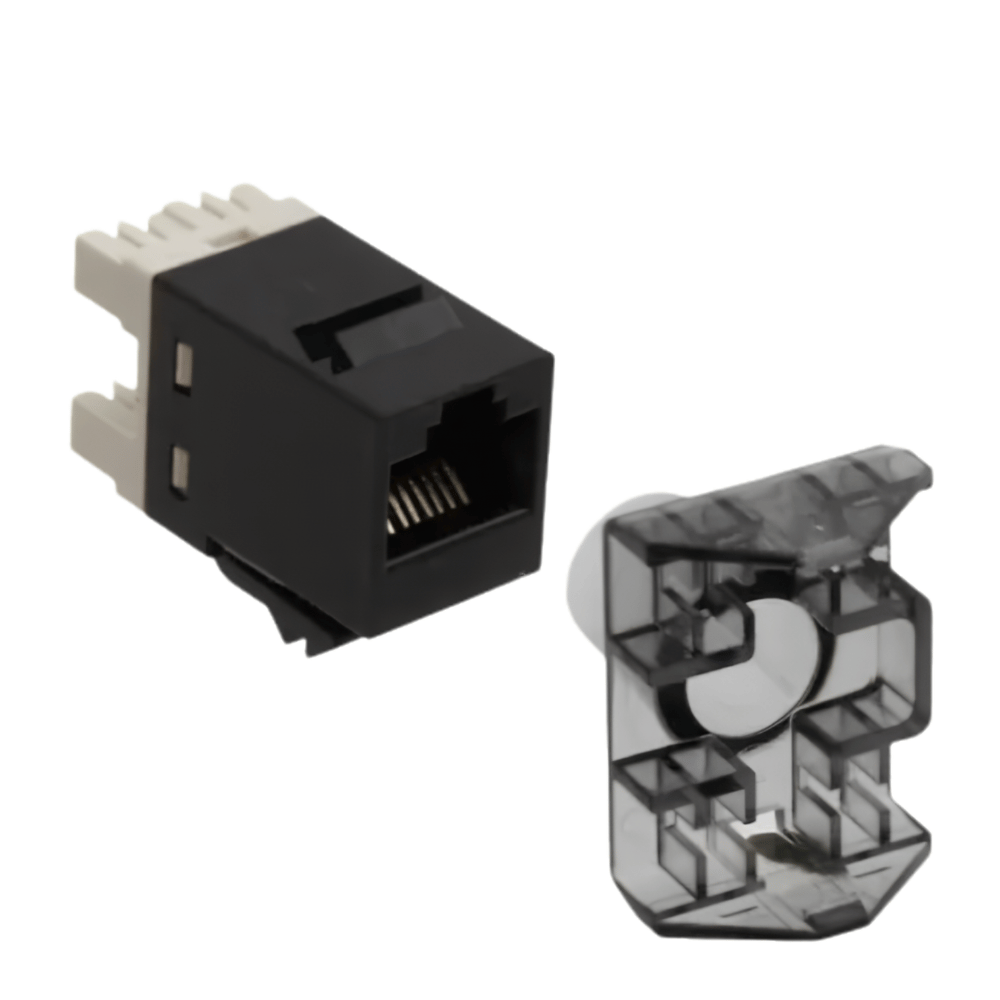 Ổ Cắm Mạng CommScope Cat5e RJ45 UTP Chuẩn SL Màu Đen
