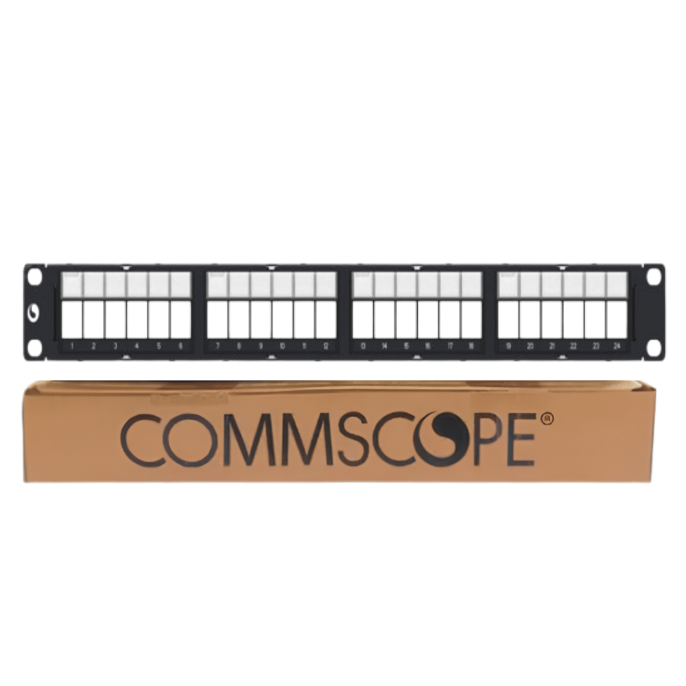 Patch Panel Rỗng CommScope Chuẩn SL 1U 24 Port Cat6A