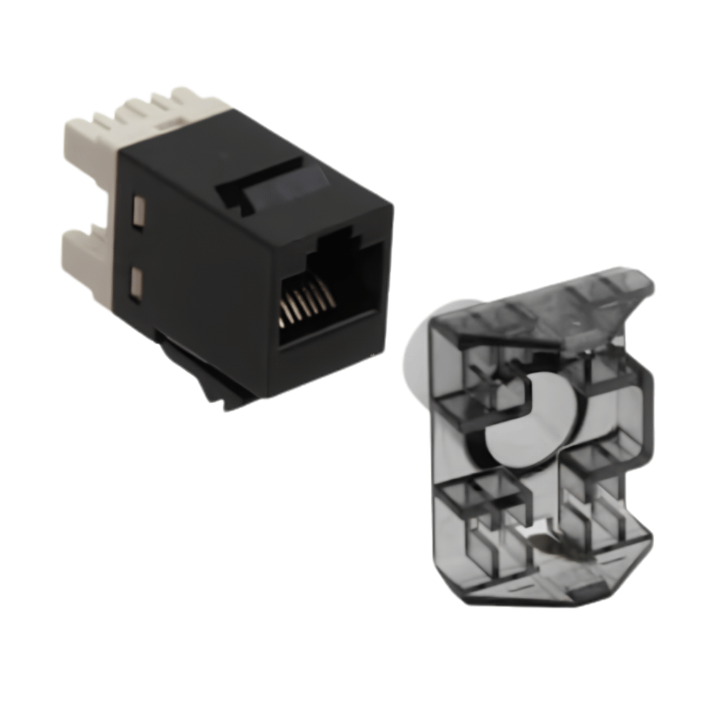 Ổ Cắm Mạng CommScope Cat6 RJ45 UTP Chuẩn SL Màu Đen
