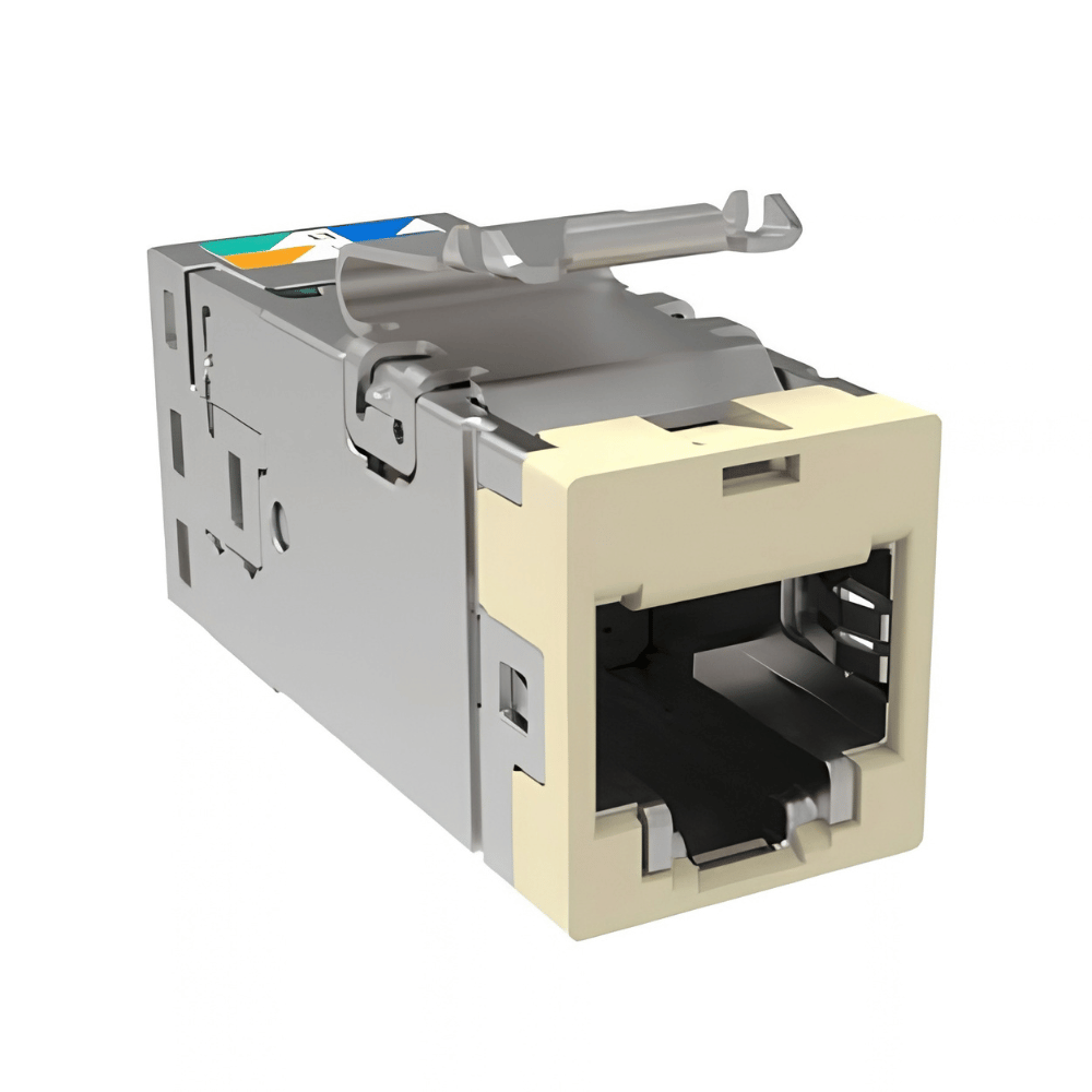 Ổ Cắm Mạng CommScope Cat6A RJ45 Chống Nhiễu Chuẩn SL Màu Trắng