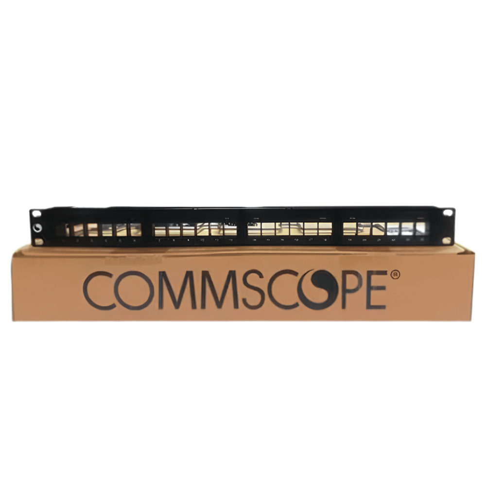 Patch Panel Rỗng CommScope Chuẩn SL 1U 24 Port Cat5e/Cat6