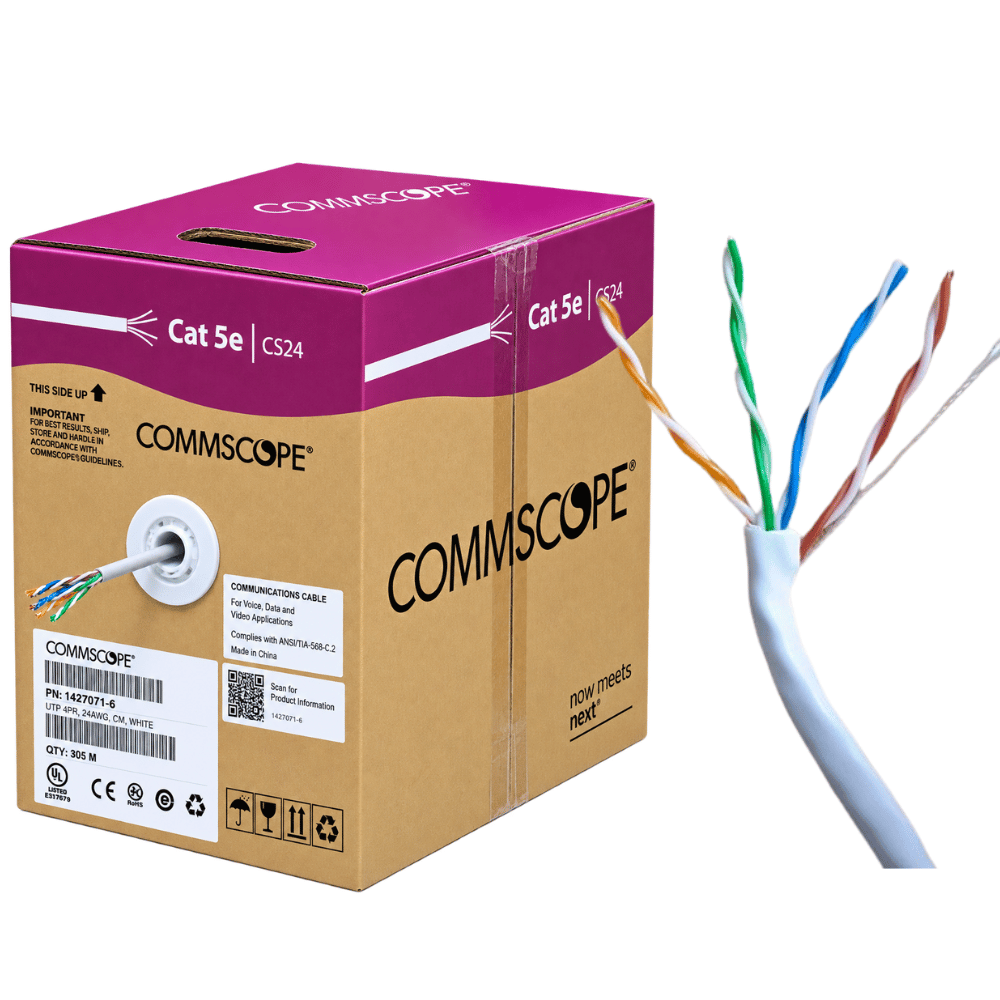Cáp Mạng CommScope Cat5e UTP 24AWG CM 305m