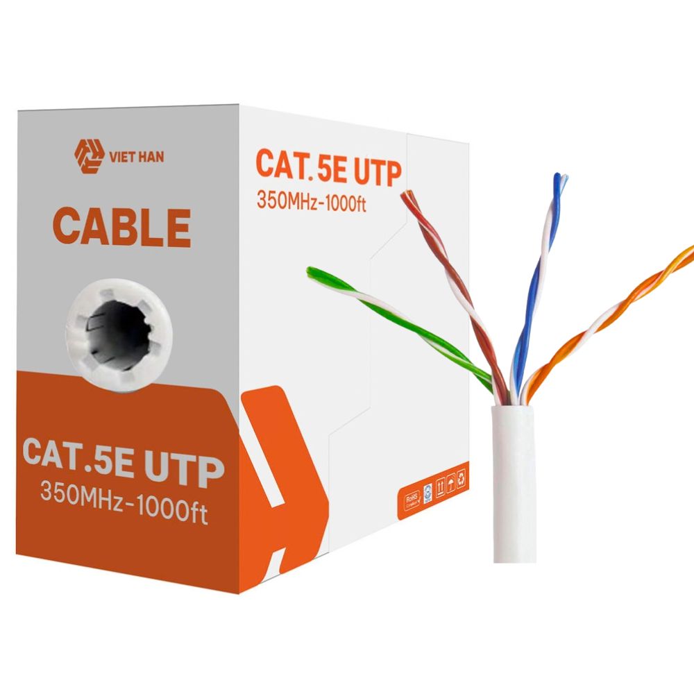 Cáp Mạng Việt Hàn LS-DVH Cat5e UTP 24AWG PVC 305m